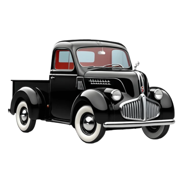 Farther Vader 1951 Jowett Bradford pickup hot rod concept  sticker