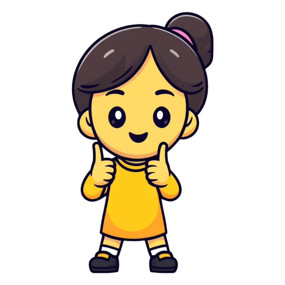 emoji girl person with middle finger up sticker