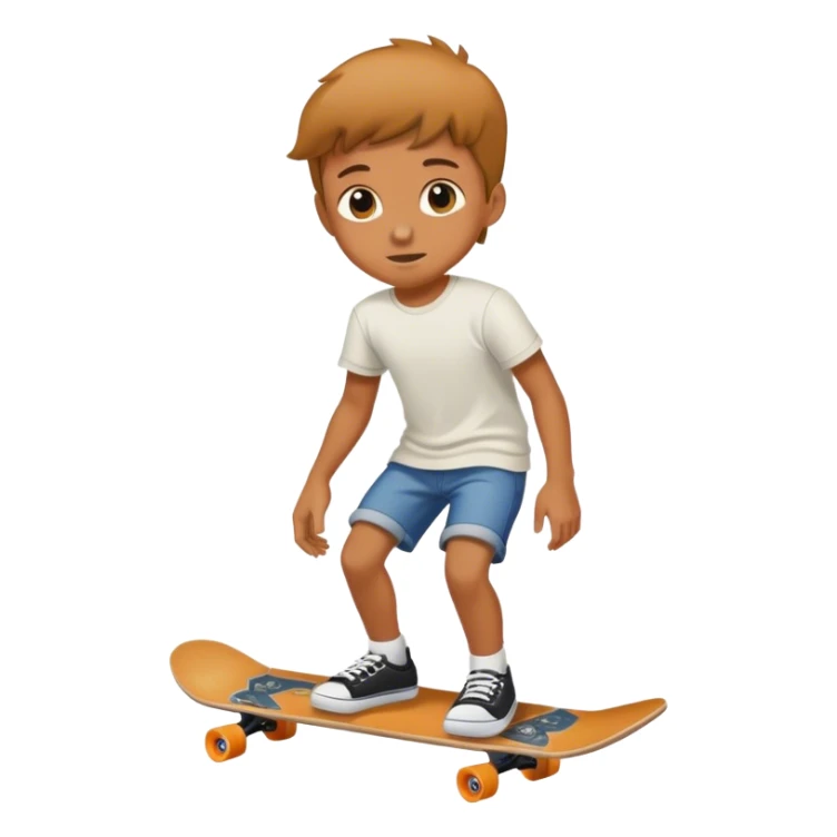 Boy on a skateboard  sticker
