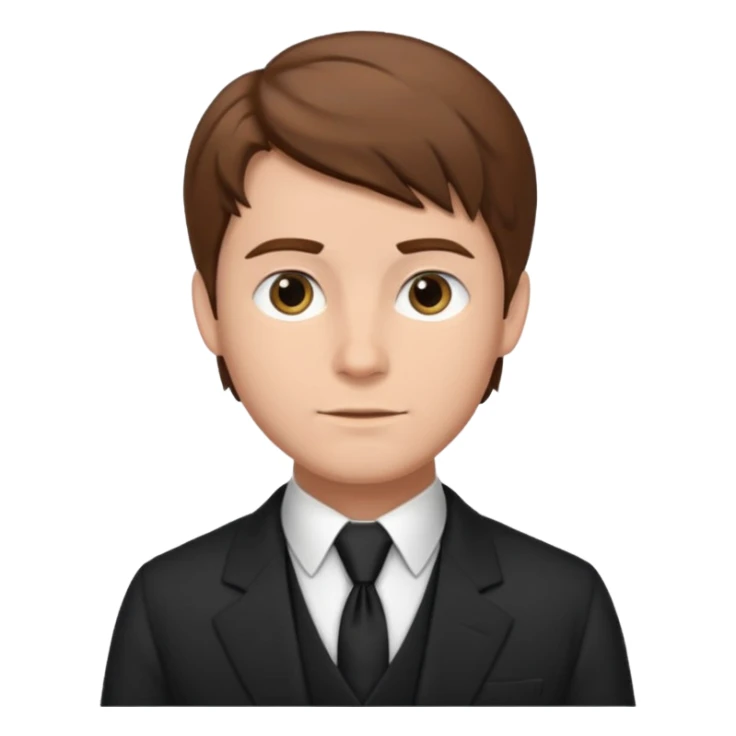 1800's european male sticker