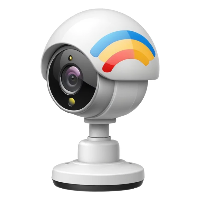 Security Camera white sticker