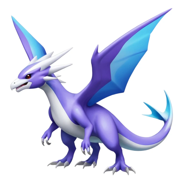 Noivern-Latios-Lugia-Fakémon-hybrid-creature (full body)  sticker