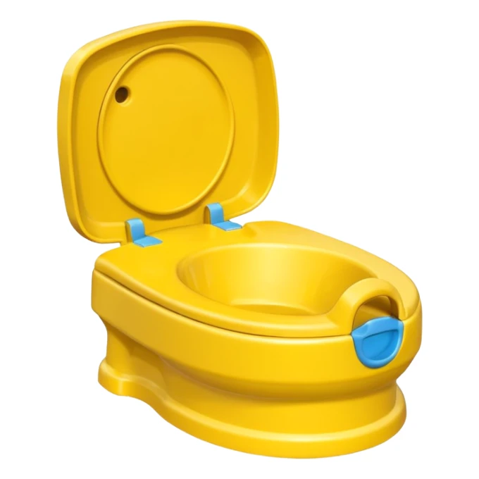 Yellow Children’s potty without a lid  sticker