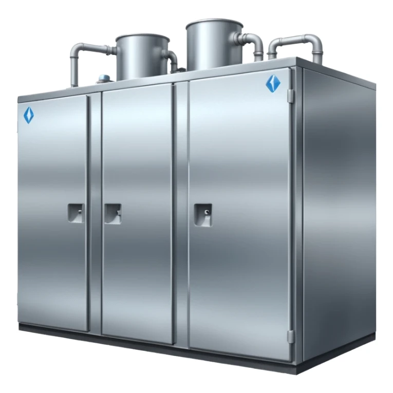 ambient and refirigeration warehouse at an angle cold sticker