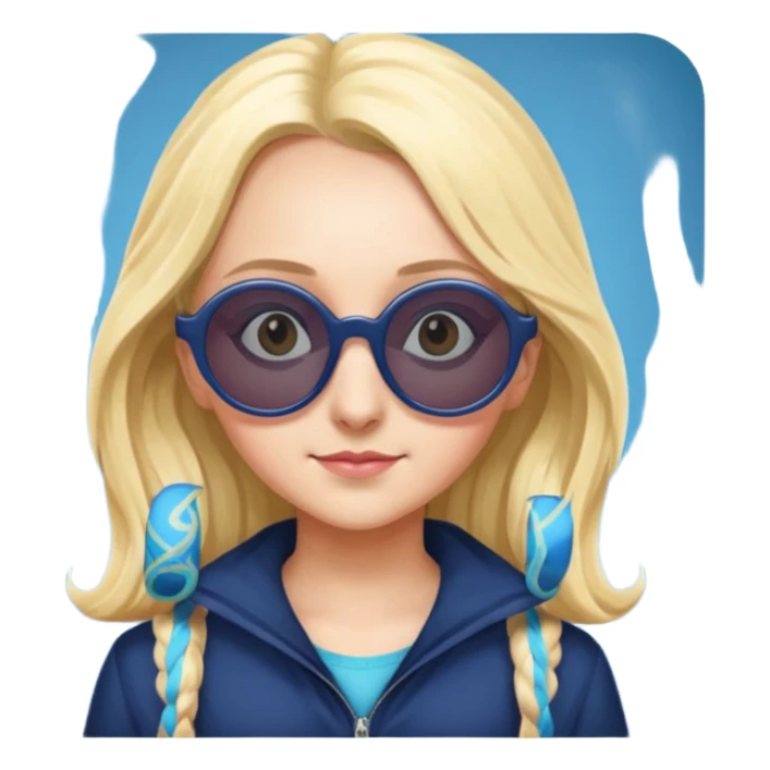 luna lovegood sunglasses sticker