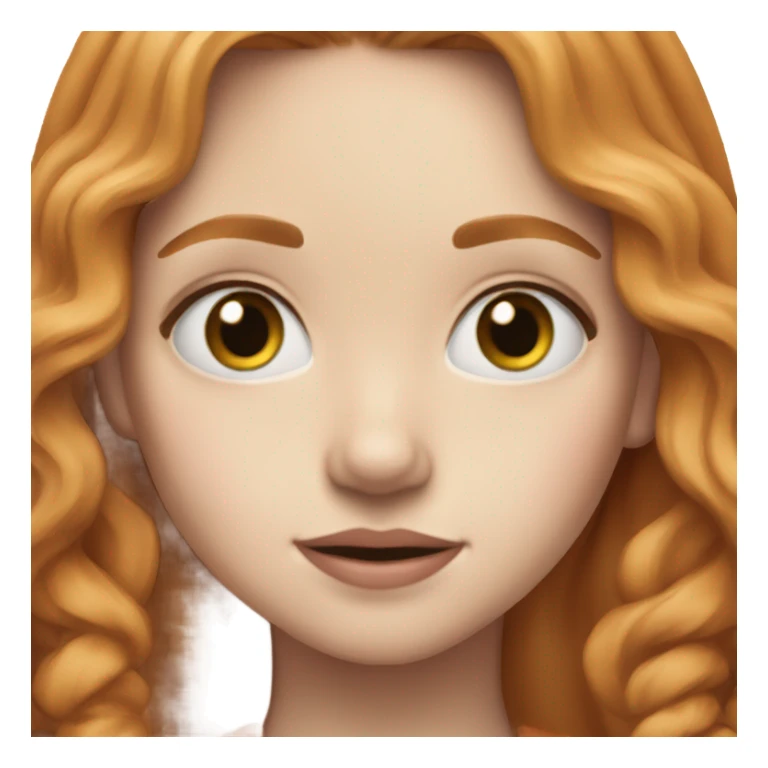 Small ginger haired girl that looks like Sabrina carpenter sticker