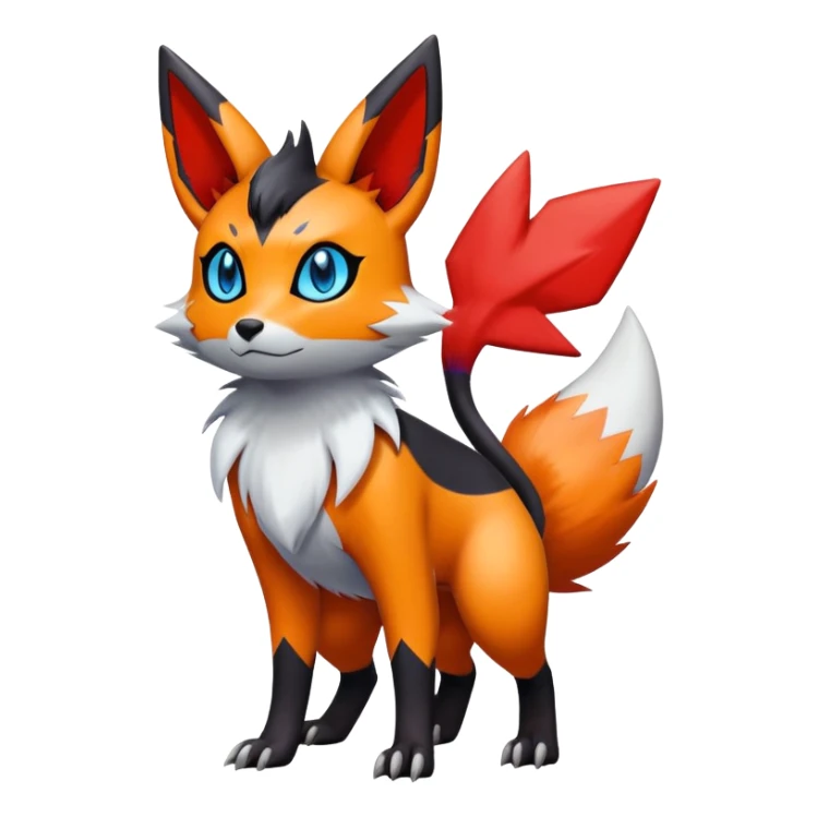 Zangoose-Umbreon-Litten-Hybrid (Full body) sticker