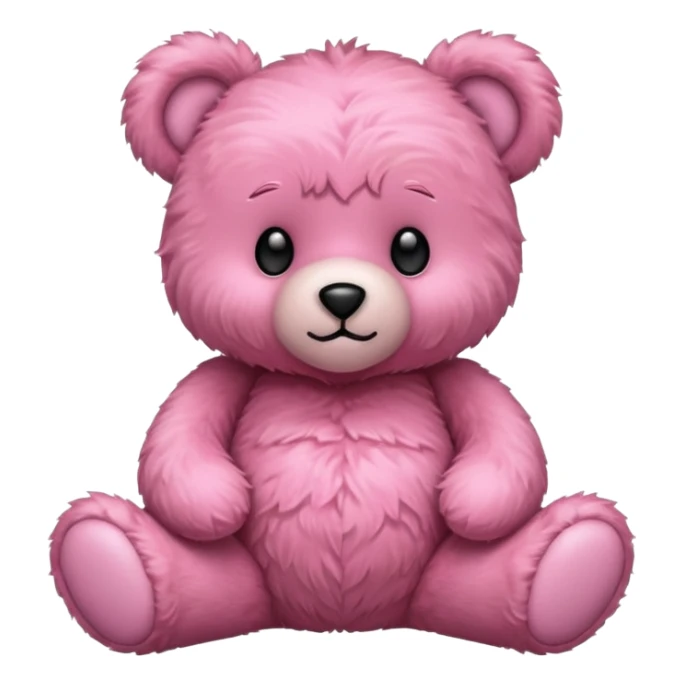 Pink teddy sticker