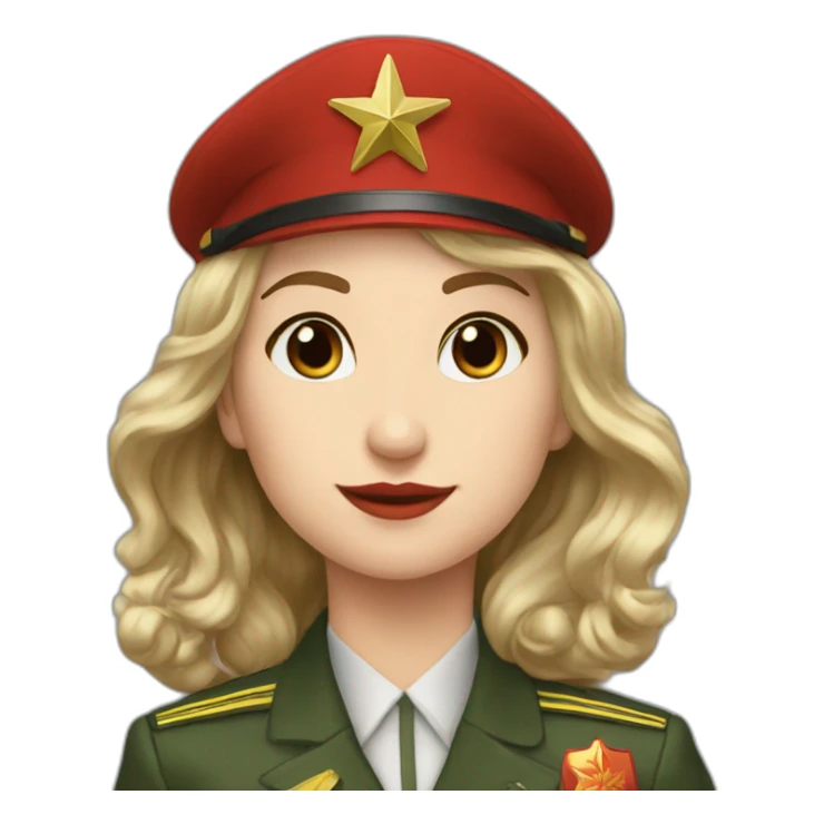 Soviet pilot liliya goldenlonghair sticker