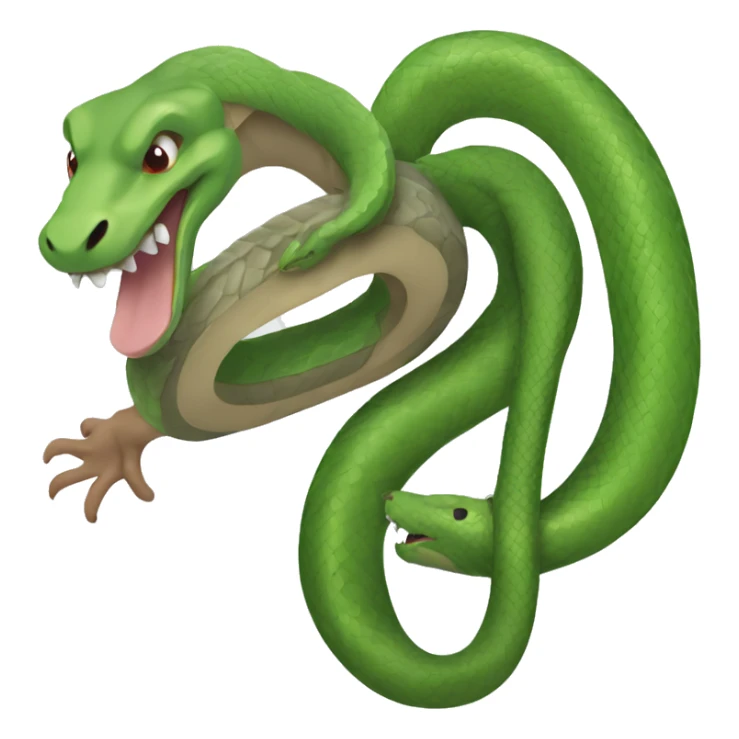 Snake and rat combined make it Asian (maybe a dragon) more rata sticker