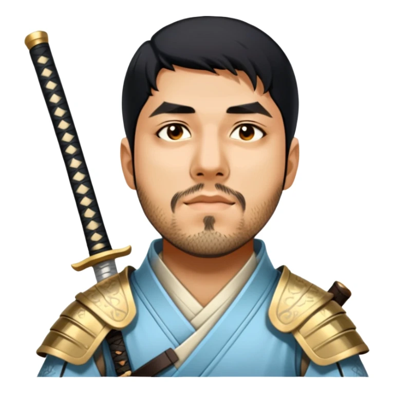 Elegant Samurai sticker