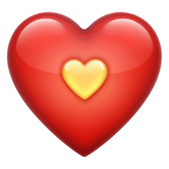 glow in the dark heart sticker