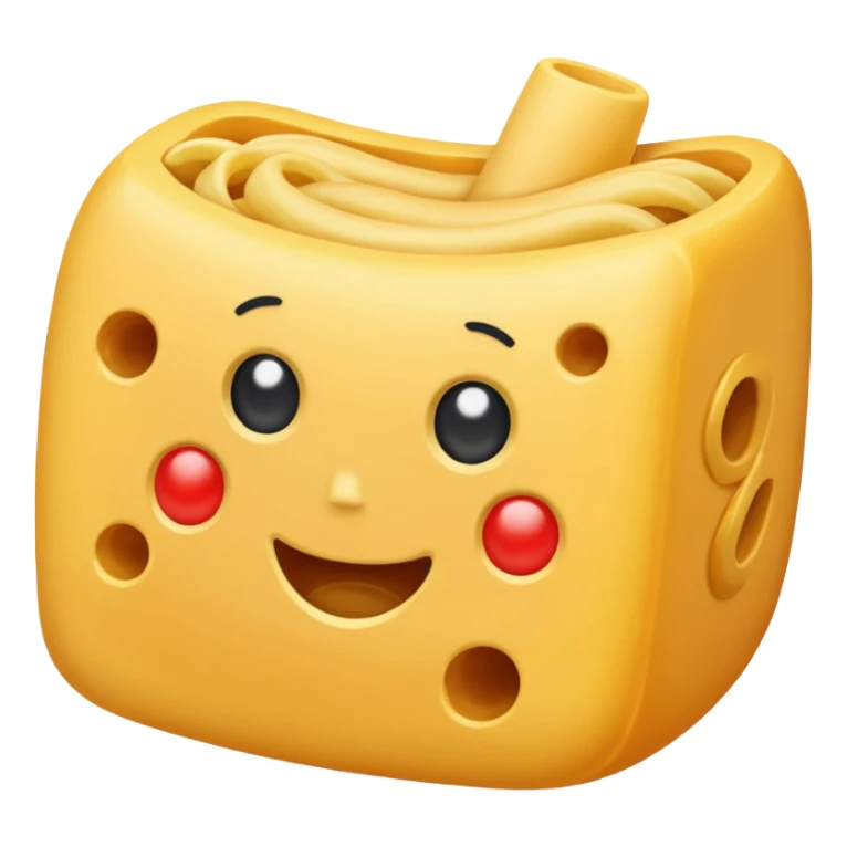 one piece of elbow macaroni sticker