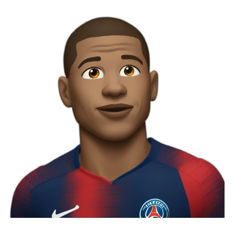 Mbappé kiss man sticker