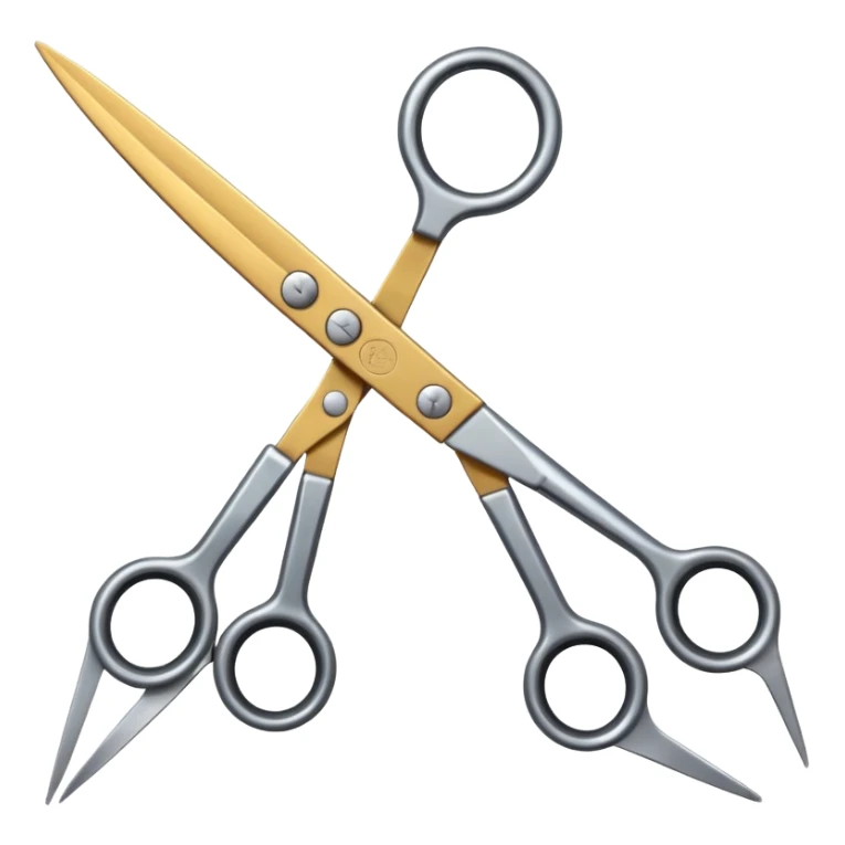 hair scissor sticker