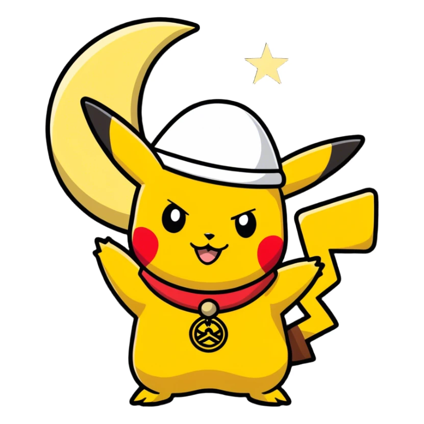 Ramazan Bayramı’nı kutlayan Pikachu sticker