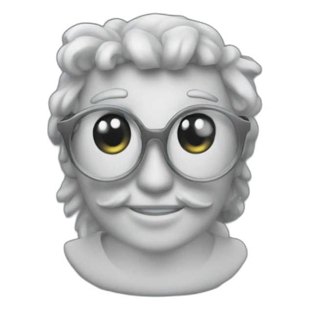 Generate an emoji with a PhD in Artificial Intelligence, made by a young software developer sticker