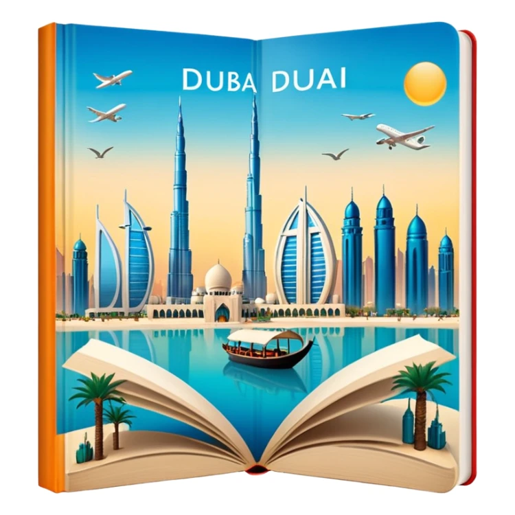 guide to traveling to Dubai sticker