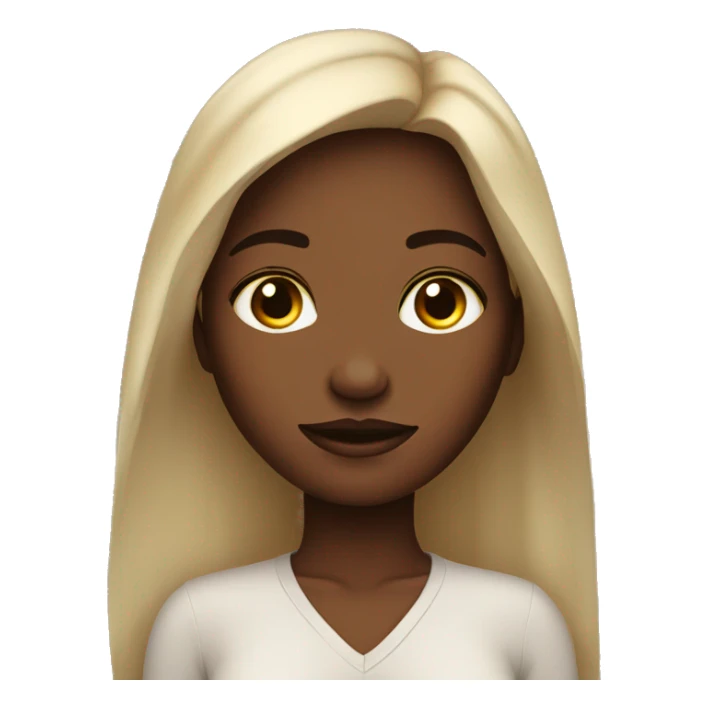 dryness skin girl  sticker