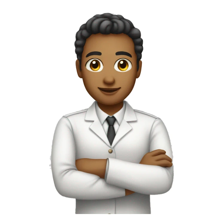 light-skinned restaurateur and blogger shake hands with perfect eyes sticker