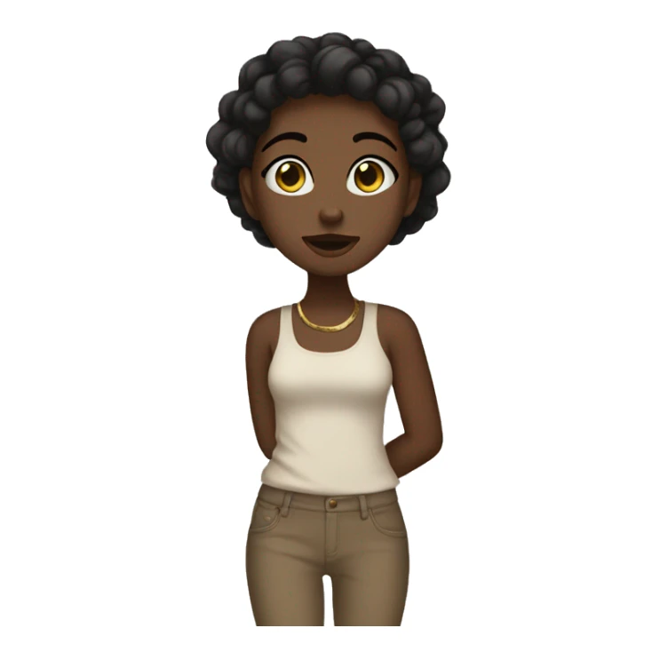 Clean girl aesthetic outfit  sticker