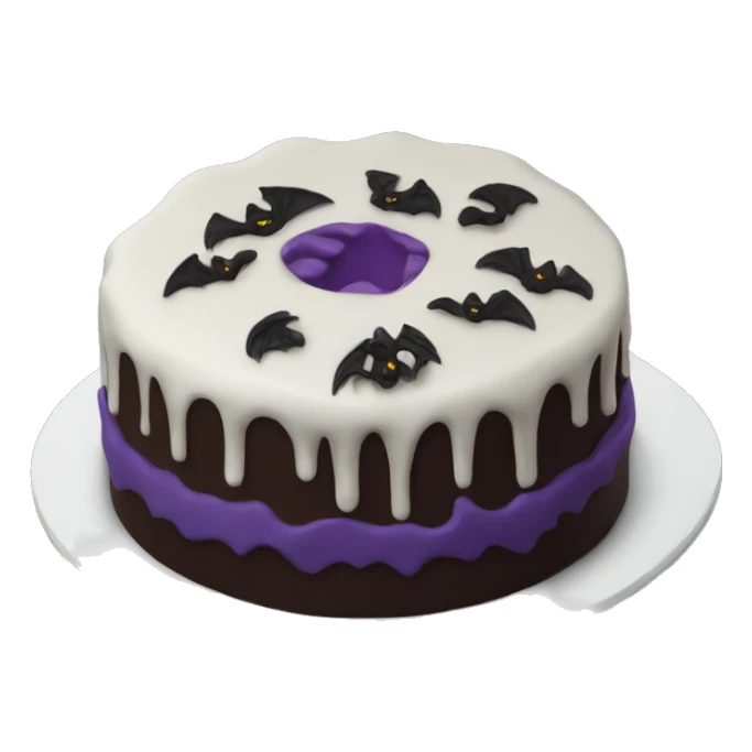 Halloween cake sticker