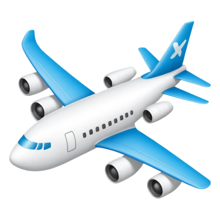 emoji con texto XimaTravel +avión sticker