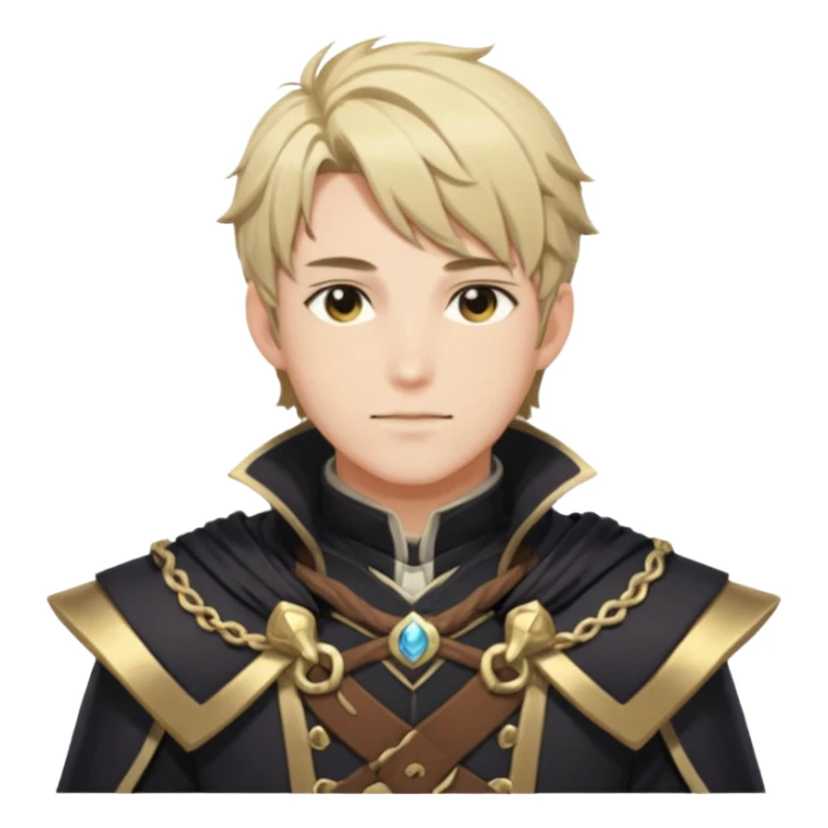 Dainsleif from Genshin Impact (tall male adult) (half body) sticker