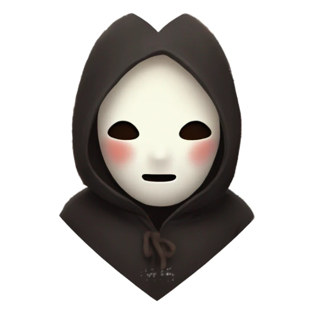 No face autumn themed heart  sticker