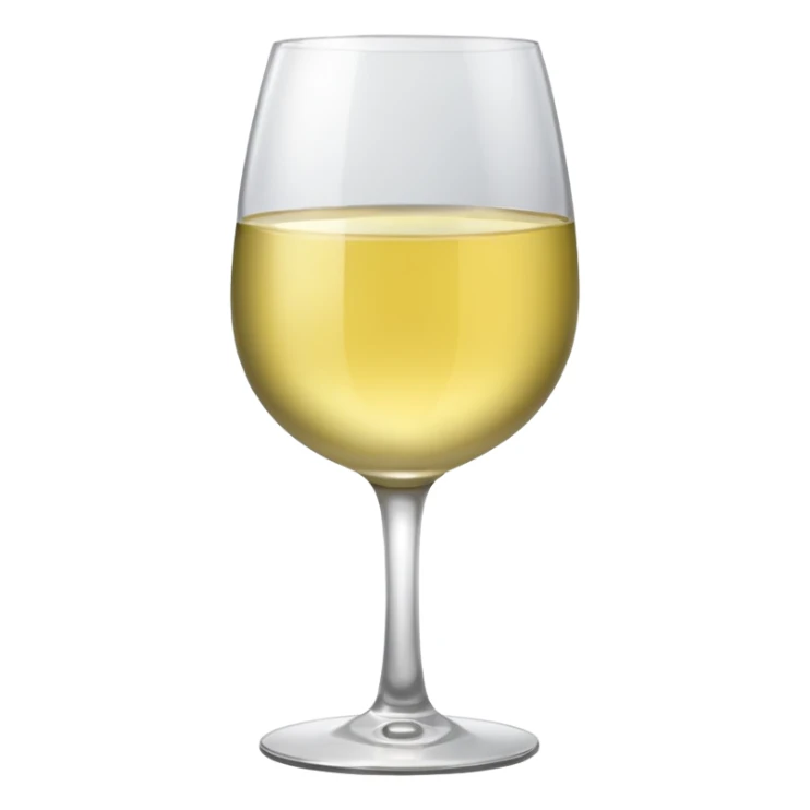 glass of white wine  sticker