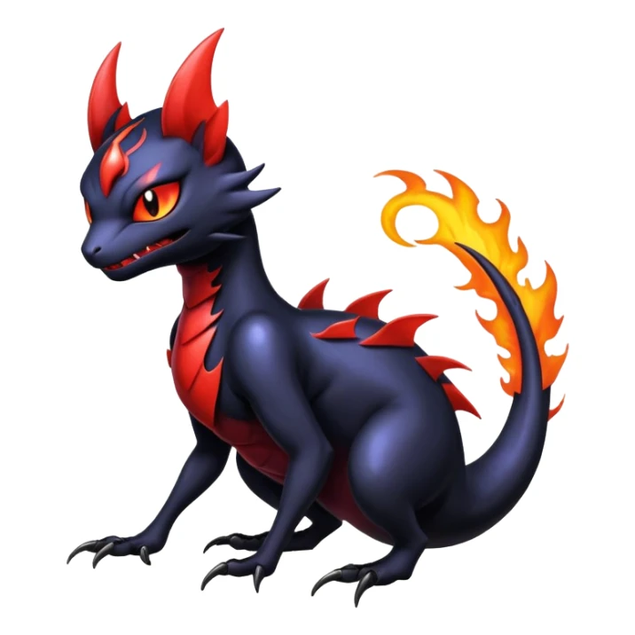 Shiny Epic Badass Gothic Noibat-Salandit-Litten-Hybrid sticker