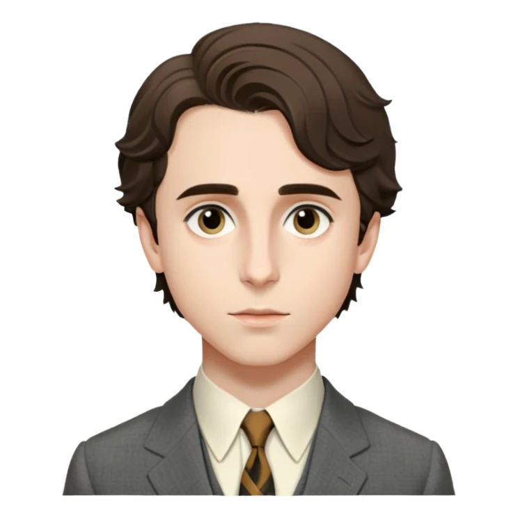 zeffirelli the french dispatch played by timothee chalamet  sticker