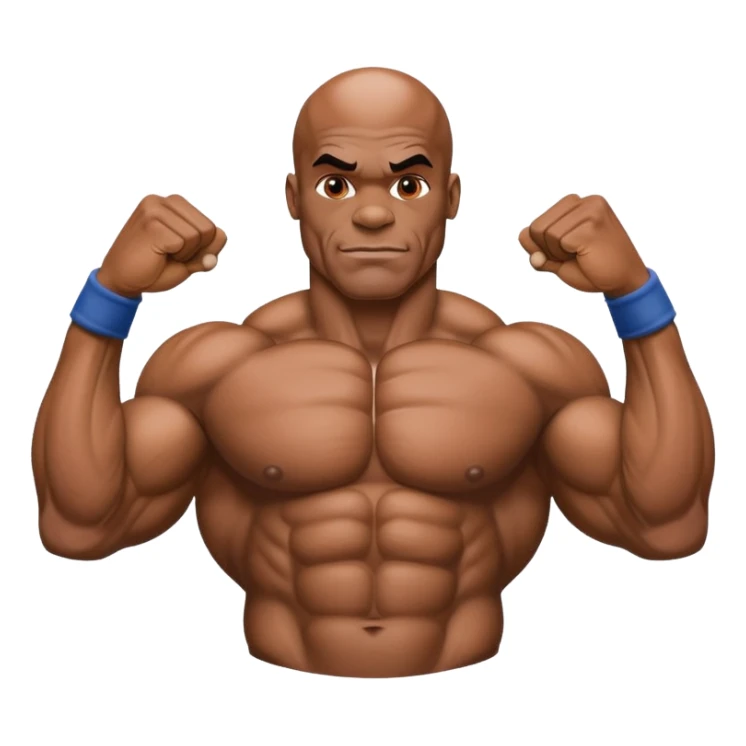 ronnie coleman senza sfondo in posa muscolare sticker