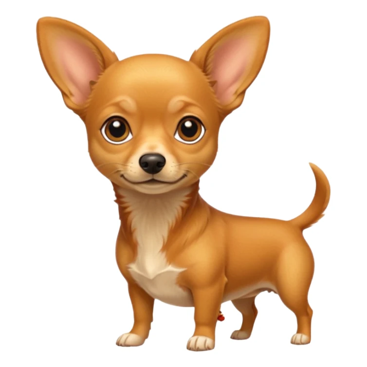 Make a yellow and orange color Chuiwawa mix and dachshund sticker