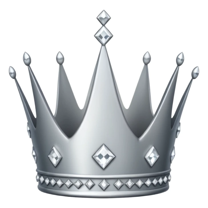 crown made of diamond sticker
