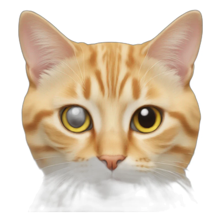 a photo of a cat sticker