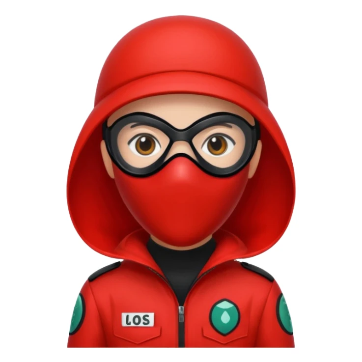 Un guardiq del juego del calamar sticker