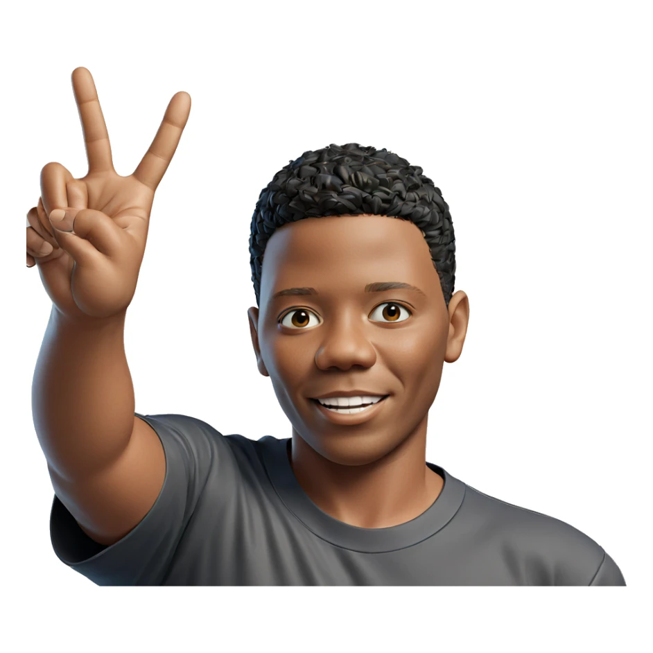 smiling boy in shirt sticker