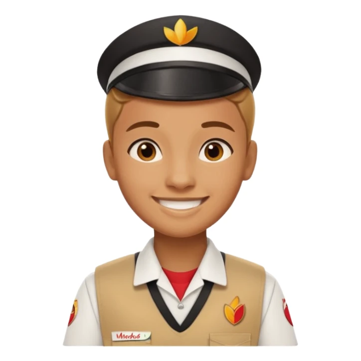 nandos shop cashier sticker