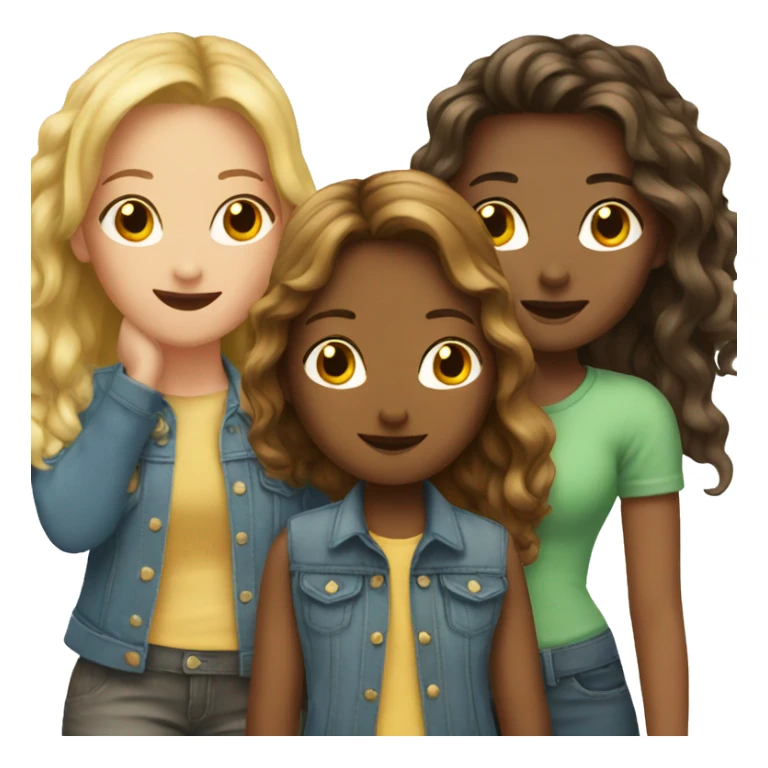 four-girls-best-friends sticker