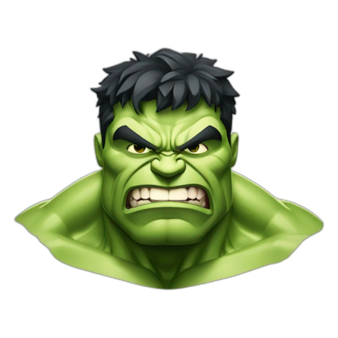 Hulk qui dit "je me defile pas moi" sticker