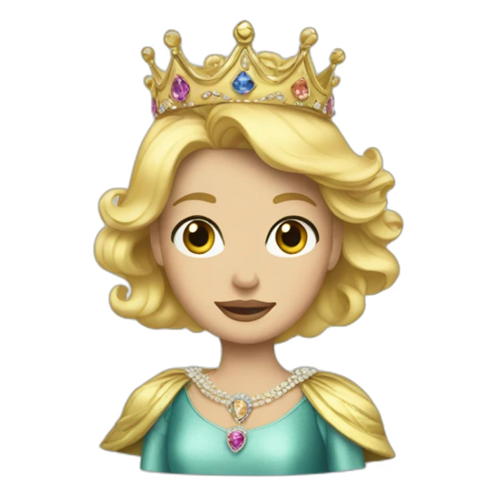 Donald trump as a princess sticker