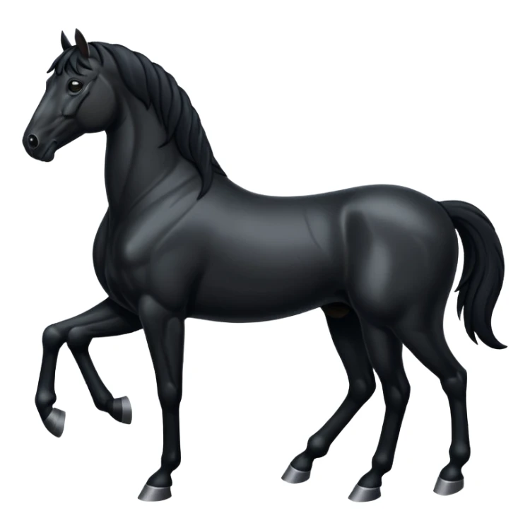 Black Horse sticker