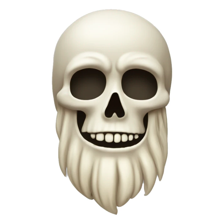 lettre avec Tête de mort qui sort sticker