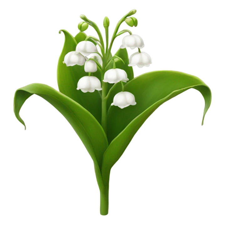 Lilies of the valley sticker