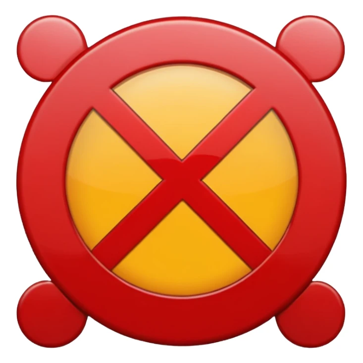 Símbolo De proibido discord sticker