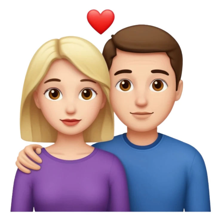 Faire une couple in love sticker