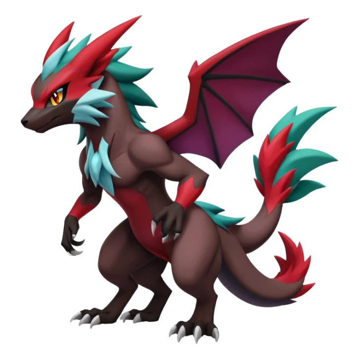 Noivern-Zoroark full body sticker