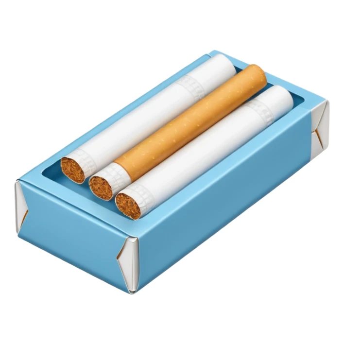 WITH A WHOLE PACK OF CIGARETTES
 sticker