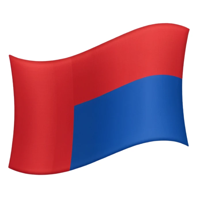 sports flag blue (#00A3E0) and red (#F9423A) sticker